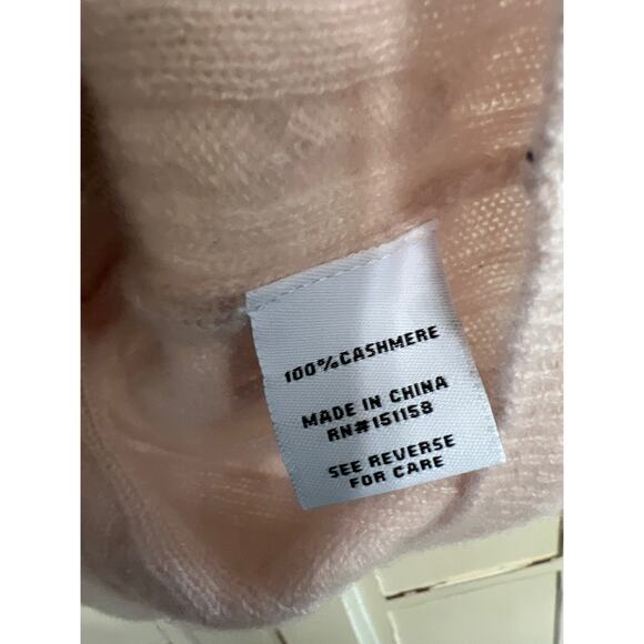 525 America size medium light pink cashmere tank top - Picture 4 of 4